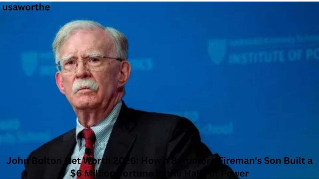John Bolton speaking at a public event, highlighting the story behind John Bolton Net Worth 2026 and his decades-long career in U.S. politics.