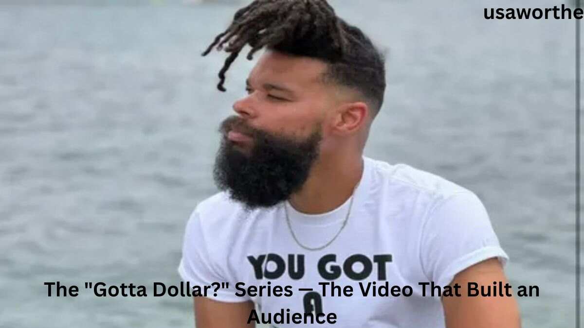 Damon Darling sitting outdoors with text overlay “The Gotta Dollar? Series — The Video That Built an Audience”