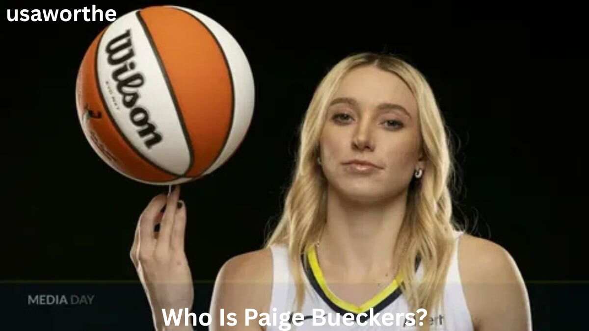 Who Is Paige Bueckers? Paige Bueckers poses with a spinning basketball during Dallas Wings media day, showcasing the rising WNBA superstar.