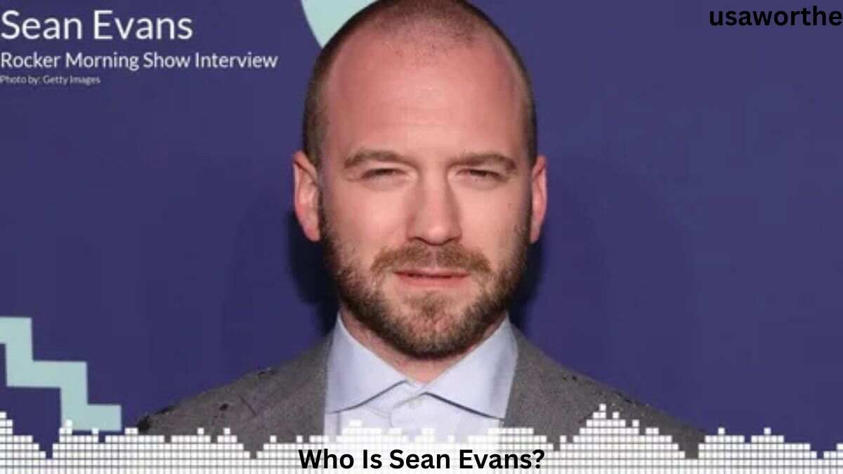 Sean Evans during an interview appearance, showcasing the media personality known for hosting Hot Ones and conducting celebrity interviews.