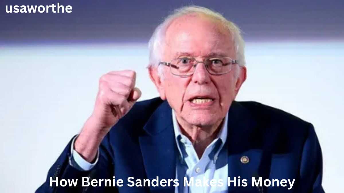 Bernie Sanders Net Worth 2026 image of Bernie Sanders explaining how he earns income from politics and book royalties