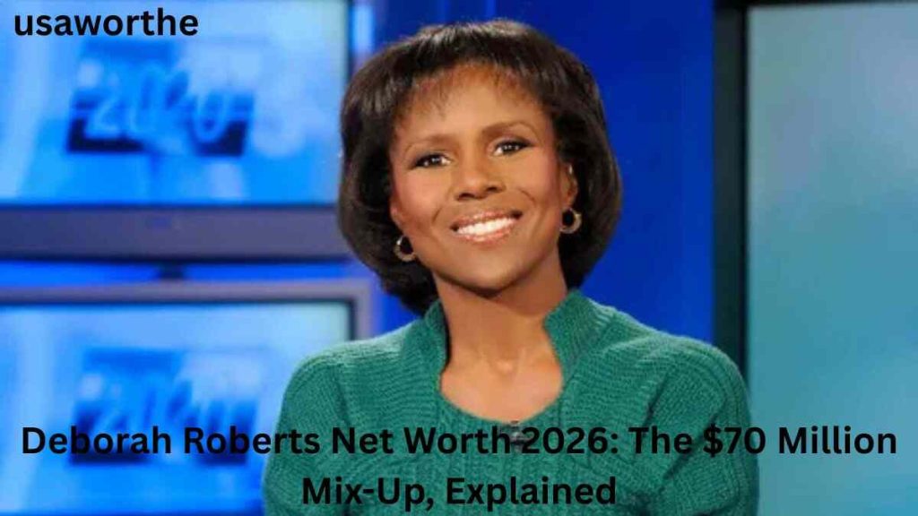 Deborah Roberts Net Worth 2026 image of ABC News journalist Deborah Roberts during a television appearance