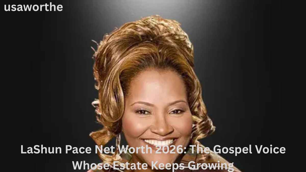 LaShun Pace smiling in a portrait photo, highlighting her gospel music legacy and estate growth in the LaShun Pace Net Worth 2026 article.