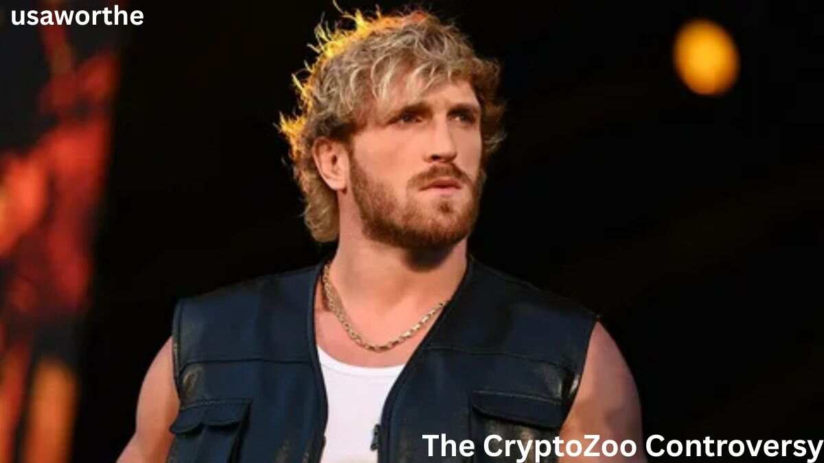 Logan Paul Net Worth 2026 image discussing the CryptoZoo controversy and its impact on Logan Paul's reputation and finances