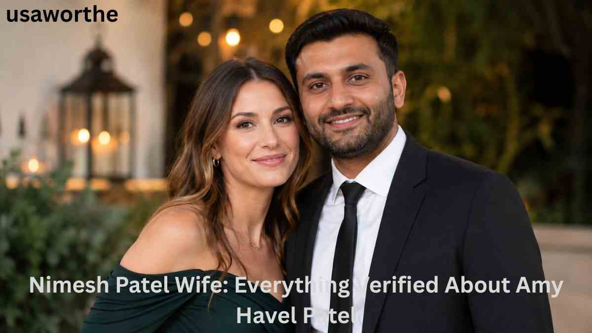 Nimesh Patel Wife: Everything Verified About Amy Havel Patel featuring Nimesh Patel and Amy Havel Patel posing together