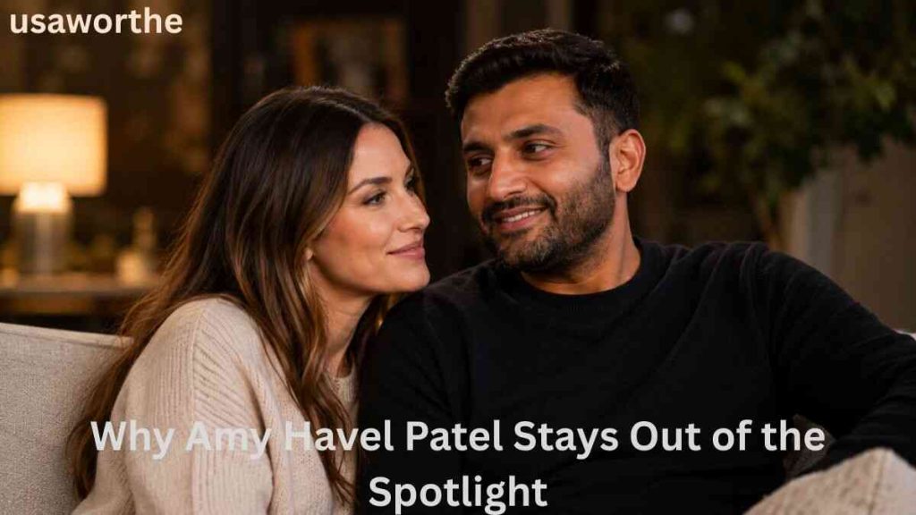 Nimesh Patel Wife Amy Havel Patel sharing a quiet moment with comedian Nimesh Patel