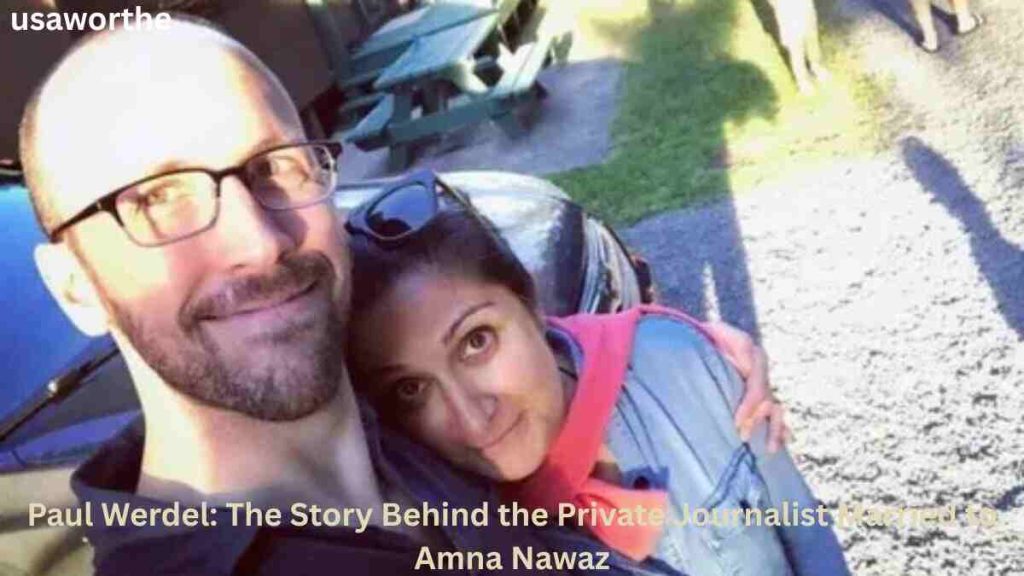 Paul Werdel and Amna Nawaz featured in an article about the private journalist's life and career