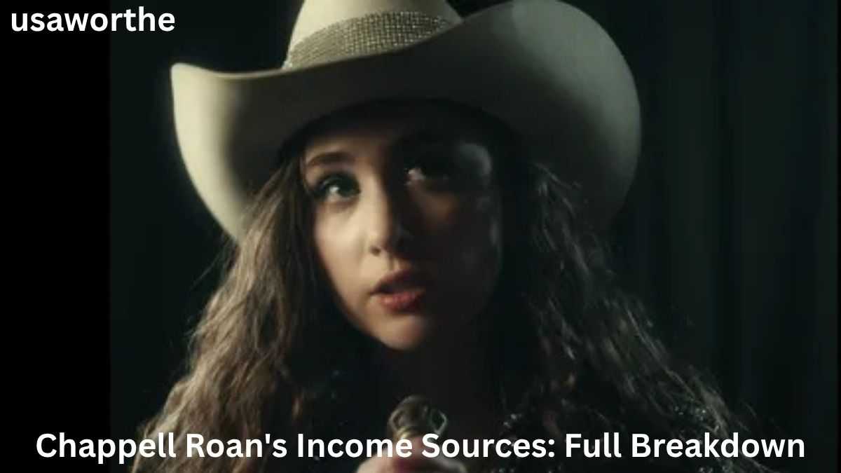 Chappell Roan Net Worth – Chappell Roan performing in a cowboy hat during a music video or stage performance.