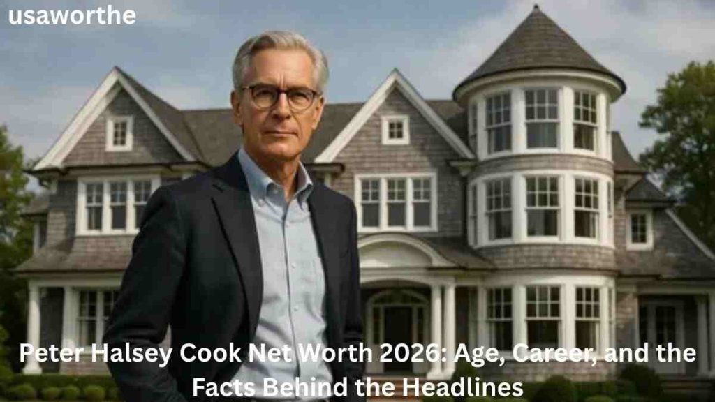 Halsey Cook Net Worth 2026 – Peter Cook standing in front of a luxury home, highlighting his architecture career and wealth.
