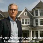 Halsey Cook Net Worth 2026 – Peter Cook standing in front of a luxury home, highlighting his architecture career and wealth.
